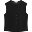 COS Vests Women's Black Moderate Other