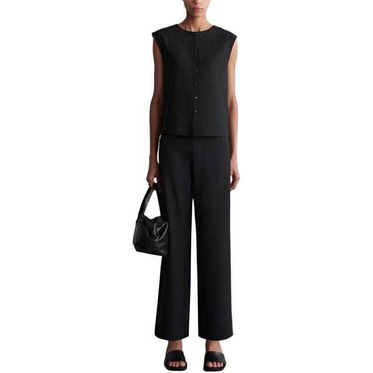 COS Vests Women's Black Moderate Other