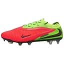 Nike Phantom 6 FG Firm Ground Natural Grass Abrasion Resistant Soccer Shoes Unisex Red Green