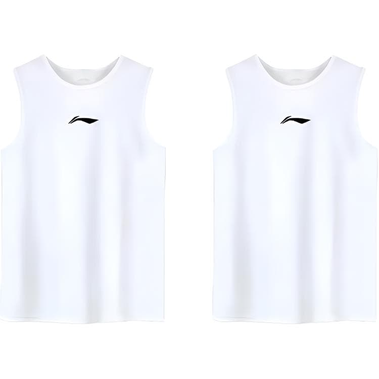 Li Ning Tank Tops Men's Standard White Tank Top+Standard White Tank Top Crew Neck Moderate Other
