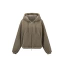 Moose Knuckles Velvet Jackets Women's Ash Hooded Non Detachable Thickened Straight Fit
